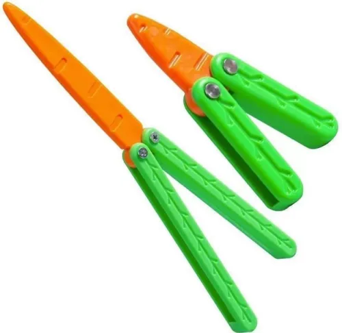 Miniatura 5 de LIYYA Cuchillo de mariposa para adultos, juguete de plástico EDC Fidget Juguetes sensoriales para aliviar la ansiedad y el estrés