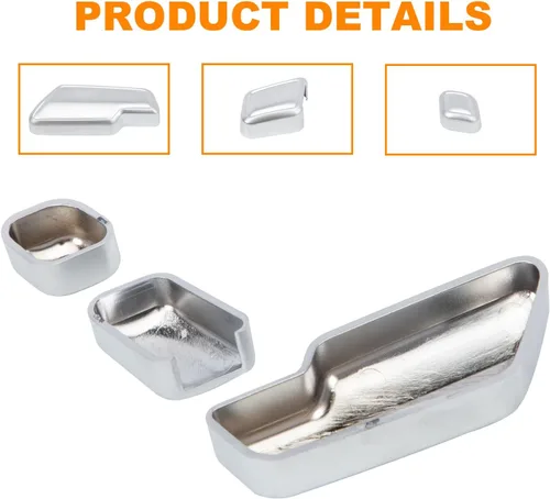 Miniatura 3 de Compatible con Mercedes Benz, Accesorios de Cubierta de Botón de Ajuste de Asiento de Puerta, Calcomanías de Botones de Ajuste de Asiento para Clase