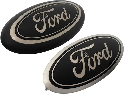 Miniatura 3 de Ford 2018-2023 F-150 Kit de emblemas de apariencia negra para rejilla delantera y portón trasero M-1447-F15B