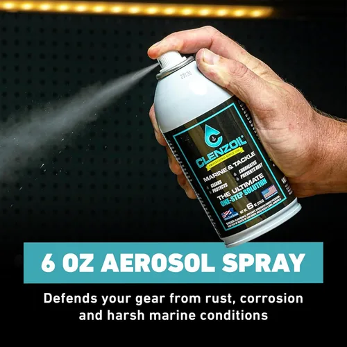 Miniatura 2 de Clenzoil Marine & Tackle - Lubricante de aceite para equipos de pesca - para carretes de cuidado de peces, motores de barcos, descensores y más