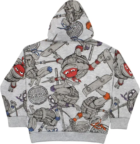 Miniatura 2 de Nickelodeon Teenage Mutant Ninja Turtles Mutant Mayhem - Sudadera con capucha para niños y niños pequeños