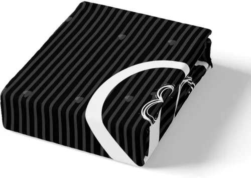 Miniatura 4 de Feelyou You and Me - Juego de funda de edredón con citas divertidas, funda de edredón para hombres, mujeres, parejas, enamorados, negro y rojo