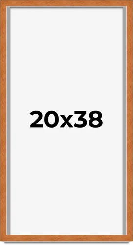 Miniatura 167 de Marco de 3 x 3 pulgadas, marco de madera maciza de nuez miel tradicional marrón Ancho de moldeo de 0.875 pulgadas Profundidad de conejo de 0.875