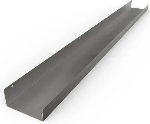 Estante de Pared de Metal Flotante Hecho en Estados Unidos, Repisa para Cuadros - Acero Fabricado en Estados Unidos - Estante Industrial Resistente