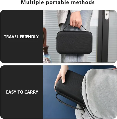 Miniatura 6 de Funda GPS para Garmin dezl OTR610/OTR720/OTR710/OTR620/DriveSmart 76/66/71 EX/DriveCam™ 76/RV 795/RV Cam 795, 6-7 pulgadas con bolsa de malla