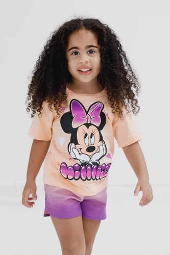 Miniatura 2 de Disney Conjunto de camiseta y pantalones cortos de felpa francesa, tallas de bebé a niño grande (12 meses - 14-16)
