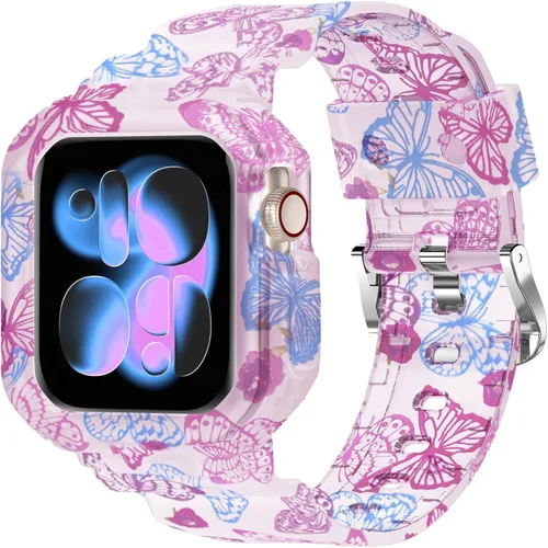 XYF Compatible con correas cristalinas para Apple Watch de 1.929 in, 1.811 in, 1.772 in, 1.732 in, 1.654 in, 1.614 in, 1.575 in, 1.496 in, funda