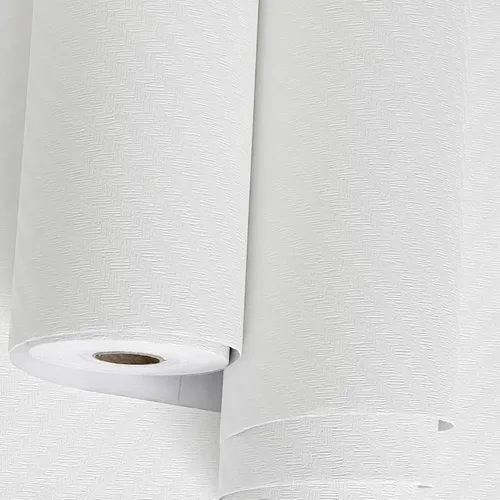 Miniatura 12 de Haimin - Papel pintado de tela texturizado (61cm X 1000cm) Papel de contacto de imitación de césped, papel pintado para despegar y pegar, papel