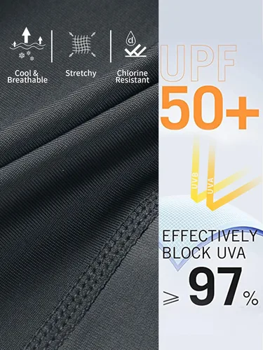 Miniatura 92 de ATTRACO Pantalones de natación de talle alto - Leggings de natación para mujer