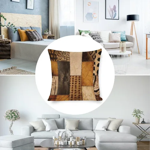 Miniatura 5 de Fundas de almohada decorativas con patrón de tribu secreta en estilo bohemio, funda de almohada inspirada en textiles, fundas de almohada Patrón-5