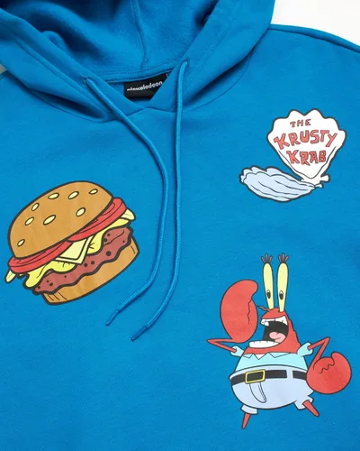 Miniatura 2 de Nickelodeon Unisex SpongeBob SquarePants Fleece Sweatshirt - Men and Women's Pullover Hoodie