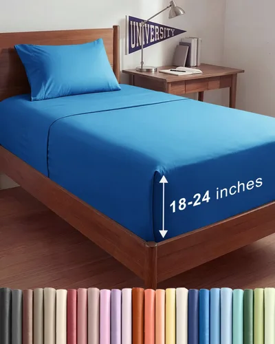Miniatura 129 de Sábanas King divididas con bolsillos extra profundos, sábanas transpirables y refrescantes de 5 piezas, sábanas de lujo para hotel, suaves, sin 22