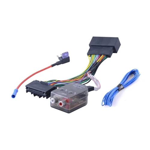 Añade un amplificador de subwoofer con enchufe de amplificador y arnés de cables de conexión directa compatible con radio de fábrica Ford F-150