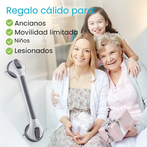 Miniatura 7 de TAILI - Barras de sujeción para la bañera y la ducha con ventosa, paquete de 2 unidades, resistente, removible, sin taladro, impermeable, seguridad