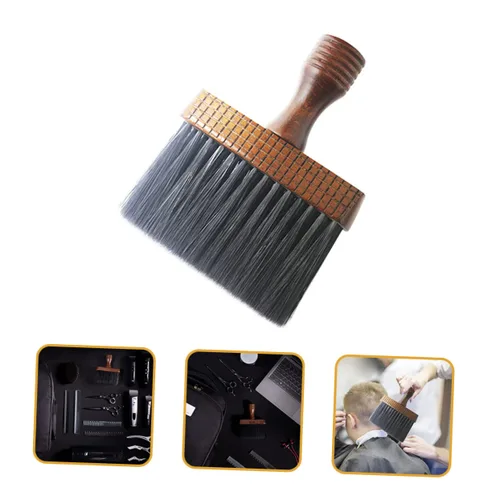 Miniatura 2 de FOMIYES Cepillo limpiador facial Cepillo limpiador de pelo para hombres Peine de pelo para burlas Peine de peluquería Peluquería Plumero Peluquería