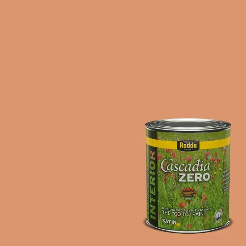 Miniatura 223 de Rodda Paint CASCADIA ZERO - Pintura plana e imprimación para interiores en uno, cuarto de galón, crema de ballet