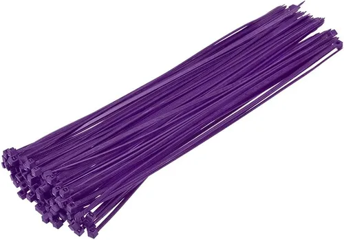 Miniatura 6 de uxcell Bridas para cables de nailon con cierre automático de 4 pulgadas, color rosa, 100 unidades Rosado
