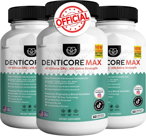 Miniatura 11 de Max for Gums and Teeth Health – 40 mil millones de UFC Probióticos orales avanzados, soporte para el aliento fresco, 60 cápsulas (paquete de 2)