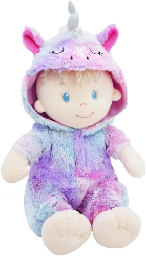 Miniatura 12 de June Garden Dulce Dolly Astronauta de 12 pulgadas - Muñeca de bebé de peluche ultrasuave para el nacimiento en adelante - Atuendo de traje espacial