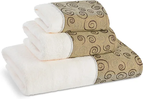 Miniatura 88 de Zahari Home Capri - Juego de toallas de baño de 3 piezas, toalla de baño, toalla de mano y toalla facial, decoración moderna, hermoso diseño único