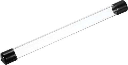 Miniatura 27 de MECCANIXITY Tubo de Almacenamiento Transparente 23x25mm Pequeño Tubo de Plástico Redondo con Tapas Botella Contenedor Rígido 300mm/12 Pulgadas