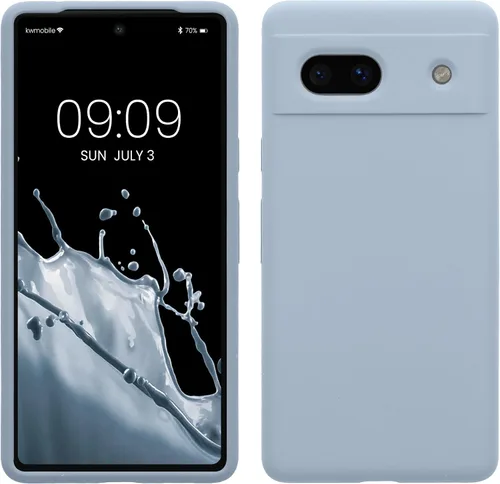 Miniatura 290 de kwmobile Funda Compatible con Google Pixel 6 Pro - Funda de Teléfono de Silicona TPU con Acabado Suave - Azul Caribe