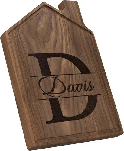 Miniatura 11 de Tabla de cortar personalizada, idea de regalo de boda, aniversario o inauguración de la casa, charcutería grabada en madera, para parejas