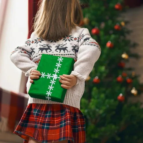 Miniatura 5 de BESTOYARD Cinta de copo de nieve de 16.4 pies con ribete de poliéster blanco para decoración de árbol de Navidad, cinta de vacaciones para envolver