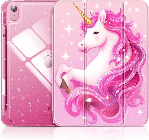Miniatura 28 de INFILAND Funda compatible con iPad A16 de 11ª generación de 11 pulgadas 2025, funda para iPad de 10ª generación de 10.9 pulgadas, cubierta