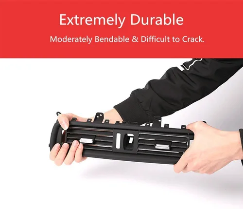 Miniatura 5 de Defensa con centro de ventilación y consola central AC, para BMW 5, repuestos actualizados para series 520 523 525 528 530 535 2010-2016, Negro