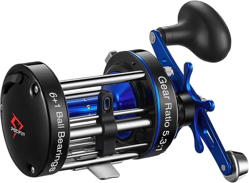 Miniatura 15 de Piscifun Chaos XS Carrete de Pesca Baitcasting, Carrete Baitcaster Redondo de Cuerpo Metálico Reforzado, Carrete Suave y Potente para Agua Salada