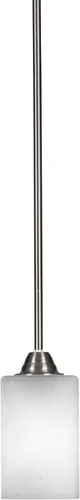 Miniatura 52 de Toltec Lighting Paramount - Mini colgante de 1 luz en acabado negro mate con cristal de arte perla de 7 pulgadas y estilo negro