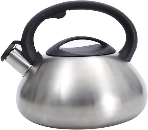 Miniatura 11 de Hervidor de té silbante – Hervidor de té de 3.1 cuartos de galón, tetera silbante de acero inoxidable para estufa, tetera silbato de 3 litros