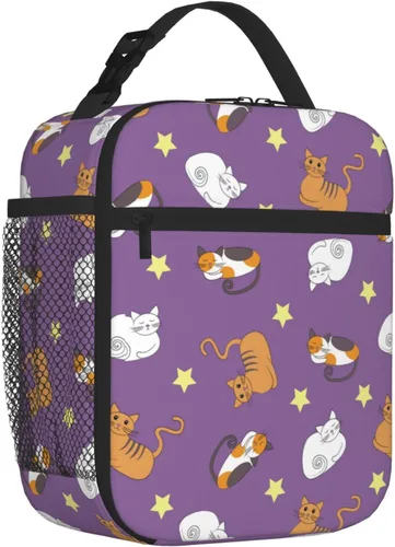 Miniatura 13 de Bolsa de almuerzo divertida para niños con pelotas deportivas, bolsa reutilizable para baloncesto, fútbol, fútbol americano y béisbol, lonchera