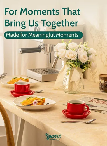 Miniatura 6 de Sweese Tazas apilables de porcelana para capuchino de 8 onzas con platillos y soporte de metal, para bebidas de café especiales, capuchino, café