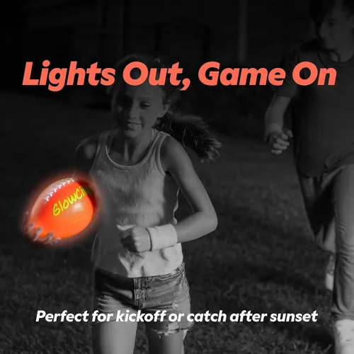 Miniatura 8 de GlowCity Balón de fútbol que brilla en la oscuridad, tamaño 3/6, regalos de pelota iluminada para niños, jóvenes y adolescentes, fútbol brillante