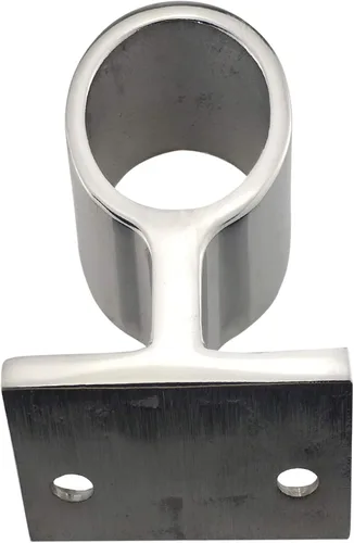 Miniatura 6 de Par Heavy Duty 316SS 60 ° Marine Boat Stanchion Hand Rail Fitting IZQUIERDA-FRONT para tubo de 1