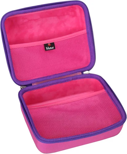 Miniatura 3 de Estuche de transporte de almacenamiento compatible con el juego de letras magnéticas Leapfrog Fridge Phonics, rosa, solo funda
