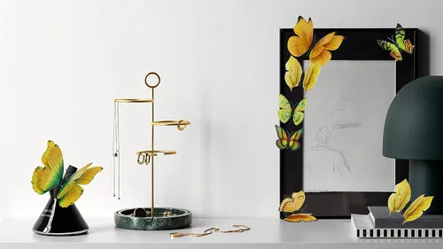 Miniatura 4 de 24 piezas de decoración de pared de mariposa, calcomanías de mariposa 3D para calcomanías de pared, decoración de mariposas magnéticas, calcomanías