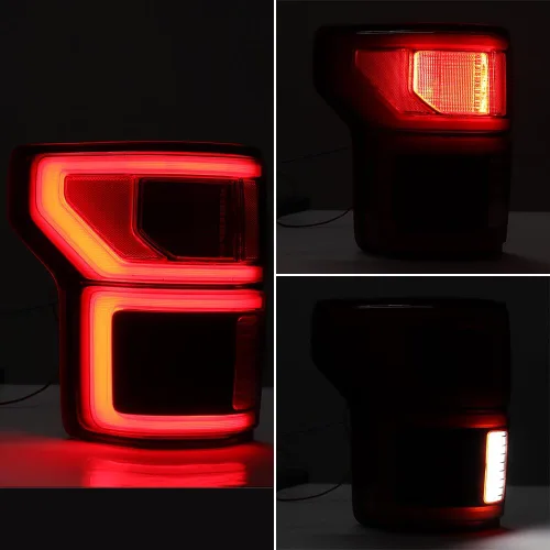 Miniatura 5 de Astra Depot Juego de luces traseras de freno de marcha atrás, compatible con Ford F150 2018-2020 con punto ciego XL XLT Raptor Lariat King Ranch