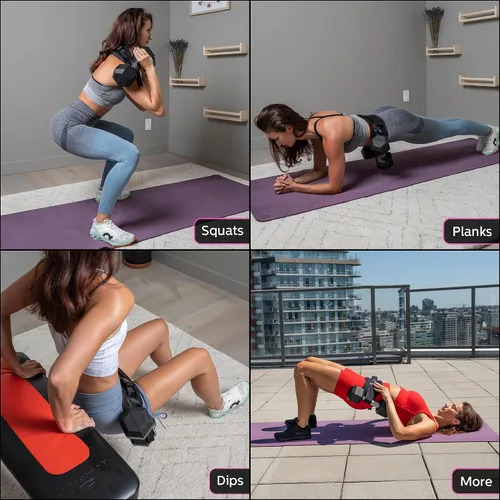 Miniatura 4 de Cinturón de empuje de cadera para ejercicio, entrenador de glúteos para entrenamientos en casa con acolchado extra, cinturón de empuje de cadera