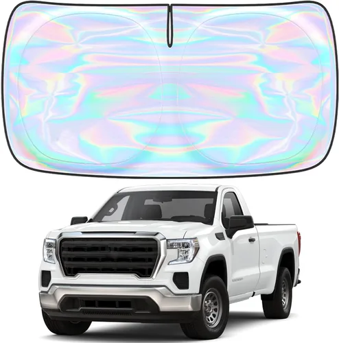 Miniatura 91 de Parasol para parabrisas Rivian R1S R1T 2022-2026 – Parasol compatible con Rivian R1S R1T plegable para ventana delantera, protector de visera solar