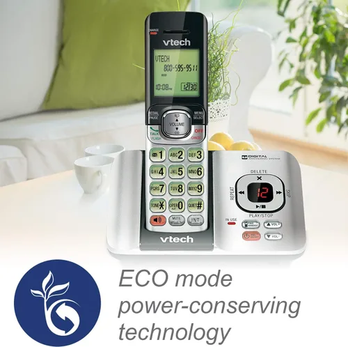 Miniatura 9 de Teléfono inalámbrico VTech DECT 6.0, Plateado 3 Teléfonos Plata
