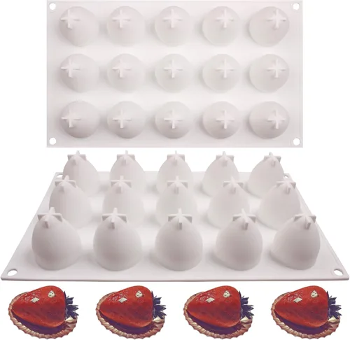 Miniatura 13 de Molde de Silicona para Pastel Esférico, Moldes de Pastel Mousse de Bola 3D para Hornear, Moldes de Postre Francés de Chocolate Fondant para Dulces