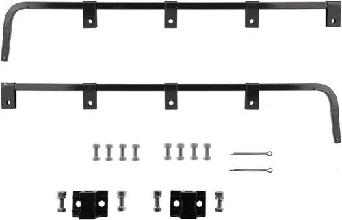 Miniatura 11 de Soportes de Guardabarros para Camiones Semi, Angledown, 28", Barra Tipo Acero Cuadrado de 0.640" - 1 Par de Soportes de Guardabarros para Camiones