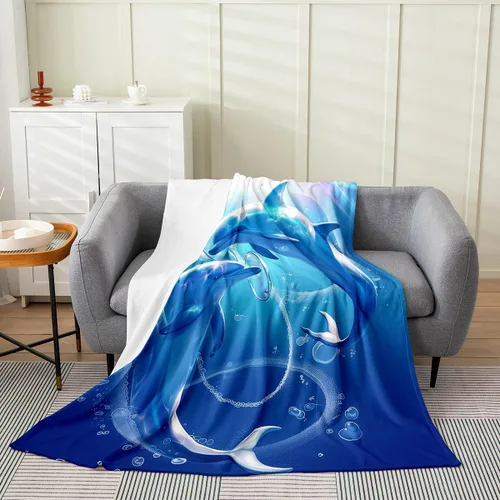 Miniatura 37 de Erosebridal Hammerhead Shark Flannel Blanket 40x50 Marine Life Fuzzy Plush Throw for Sofa Couch Hammerhead Shark Lover Gifts Ocean Sealife Fleece