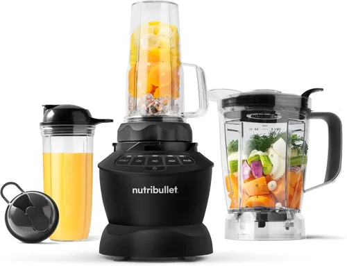 Miniatura 13 de NutriBullet ZNBF30500Z - Set de licuadora de 1200 W, 1200 W, color gris oscuro