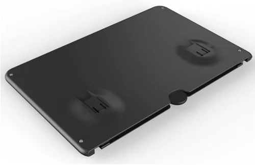 Miniatura 5 de Lupa de pantalla para teléfono celular, pantalla de proyector de lupa móvil 3D HD para películas, videos, soporte plegable para teléfono con Negro