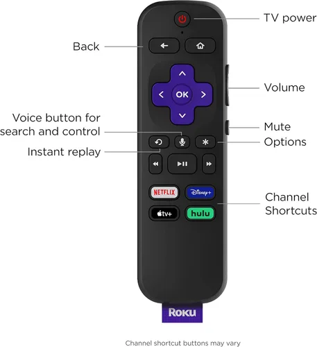 Miniatura 13 de Roku Streaming Stick+ Dispositivo de transmisión HD/4K/HDR con alcance inalámbrico de largo alcance y control remoto de voz Roku con controles