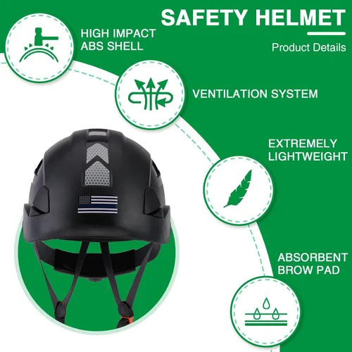 Miniatura 3 de Hard Hats Construction Safety Helmet Adjustable Vented Work Helmet ANSI Z89.1 Approved OSHA Hard Hat